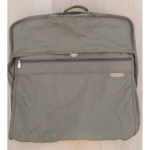 Briggs and Riley Travelware Hanging Garment Bag Olive Green 20x21 NO STRAP